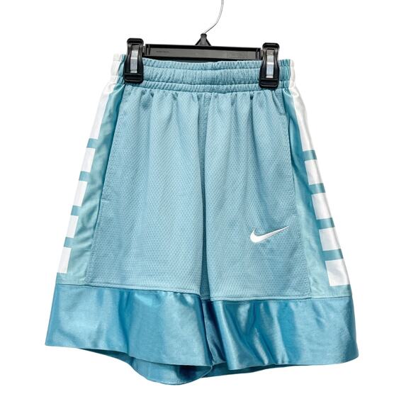 Nike Dri-Fit Elite 23 Big Kids' Basketball Shorts Blue Boys Size Large - Picture 2 of 6